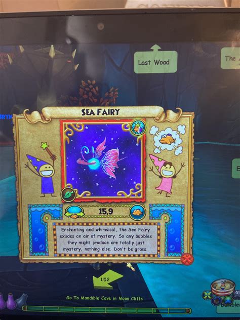He&39;s the only ice fish there. . Sea fairy wizard101